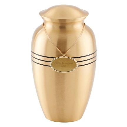 Abel Funeral Urn Brushed Bronze