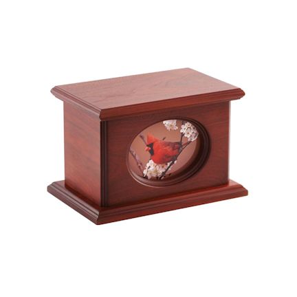 Abel Funeral Urn Cameo Cherry Landscape