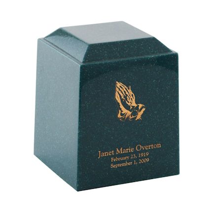 Abel Funeral Urn Capri Emerald