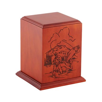 Abel Funeral Urn Fisherman