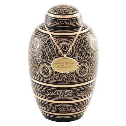 Abel Funeral Urn Midnight Ornate